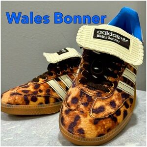 Wales Bonner cheetah-print Adidas shoes